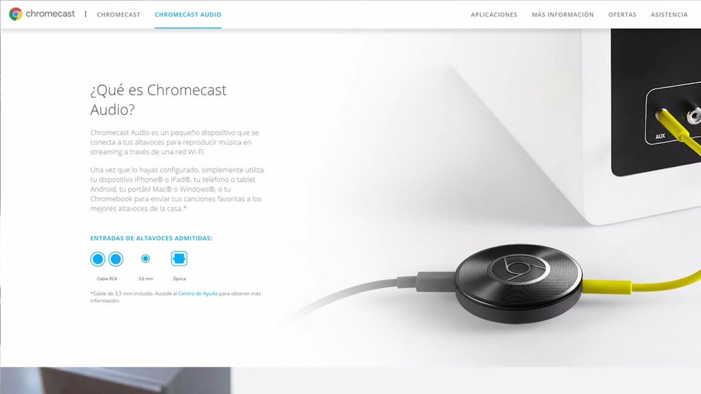 google chromecast audio