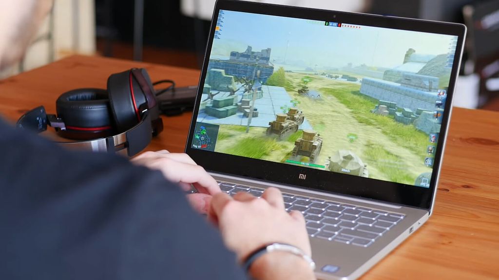Ejecución de juego en el Xiaomi Mi Notebook Air