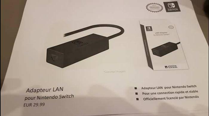 Adaptador LAN apra la Nintendo Switch