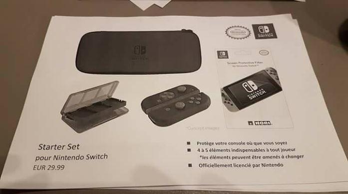 Kit inicial de la Nintendo Switch