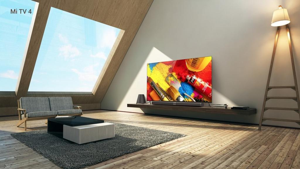 Diseño en salón el televisor Xiaomi Mi TV 4