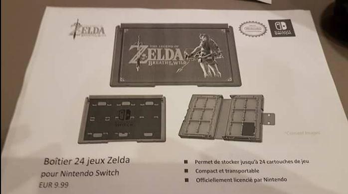 Funda de Zelda para Nintendo Switch