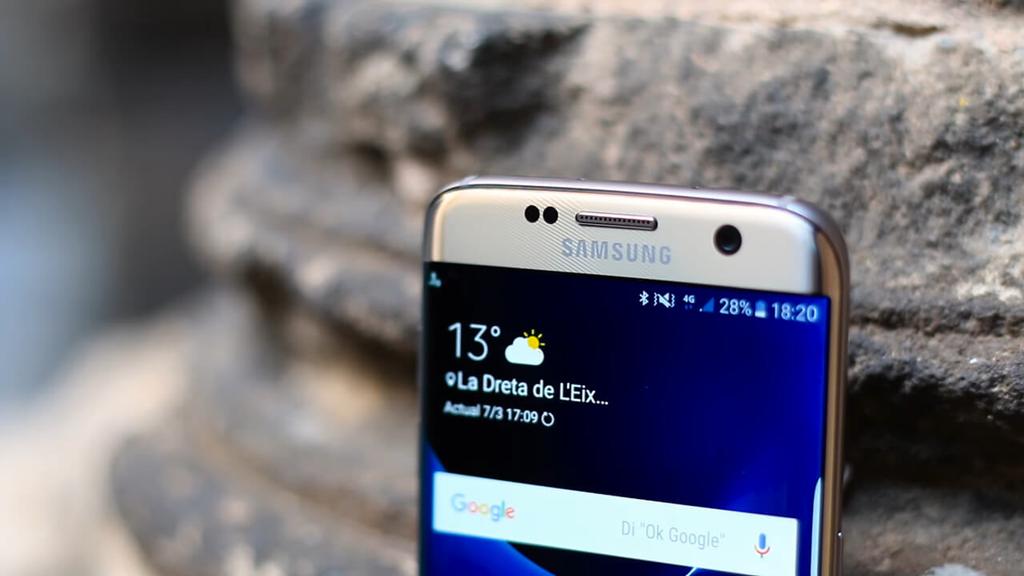 Imagen superior del Samsung Galaxy S7 Edge