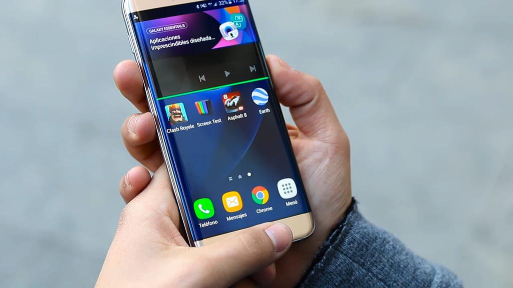 Lector de huellas integrado en el Samsung Galaxy S7 Edge