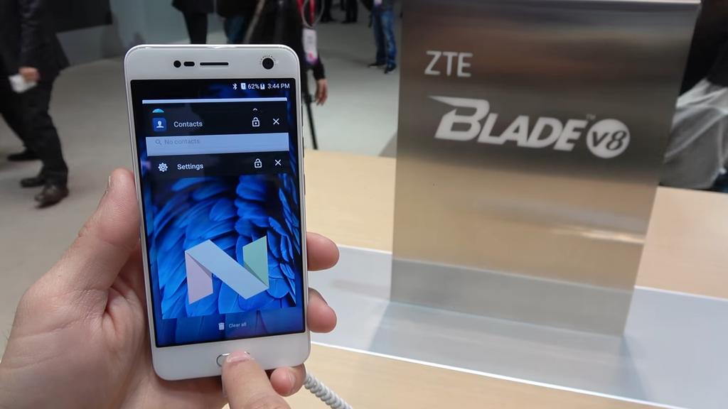 Android Nougat en el ZTE Blade V8