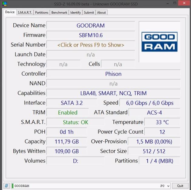 Tados disco SSD Goodram CX300