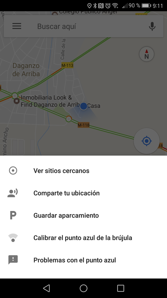 Indicar aparcamiento en Google Maps