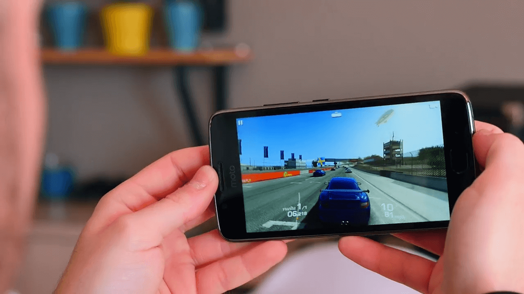 Ejecución de juego en el Moto G5
