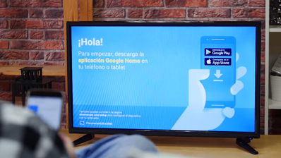 Imagen de Chromecast Ultra en TV