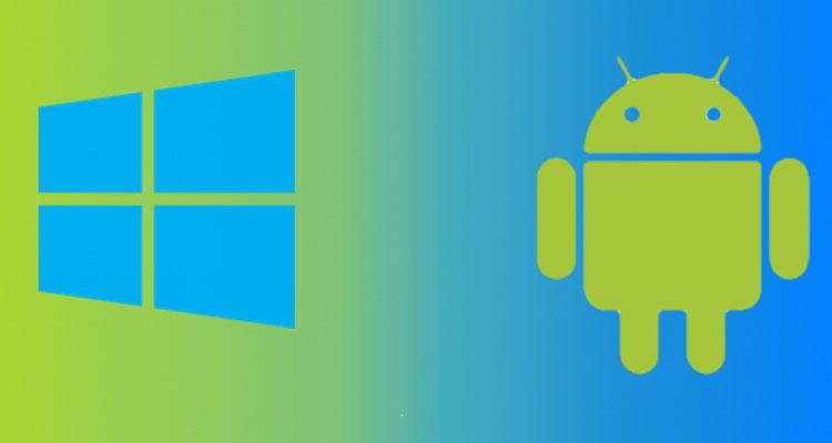 Logotipo de Windows y Android