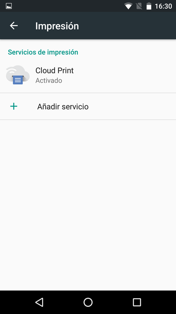 Opciones de Impresión en Android