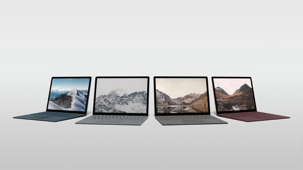 Imágenes del Surface Laptop