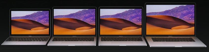 Nuevos MacBook anunciados en WWDC 2017