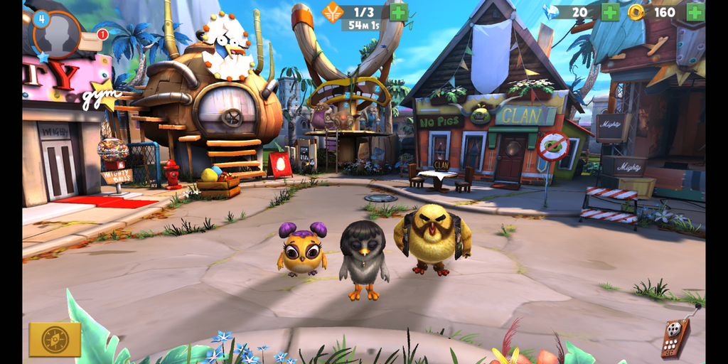 Gráfios 3D en Angry Birds Evolution