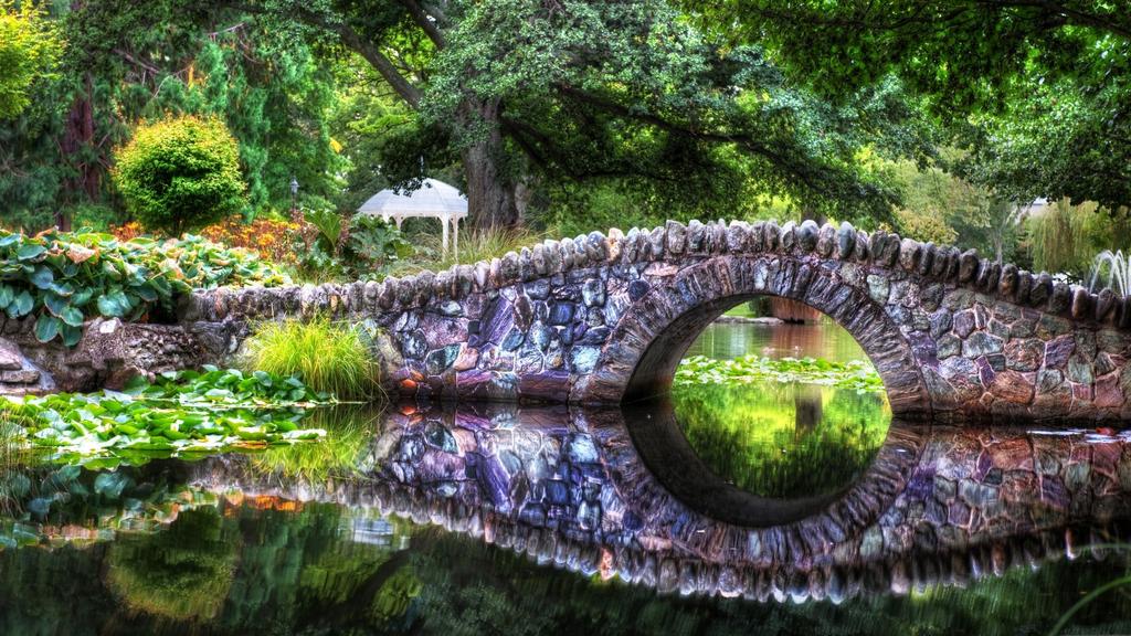 Fondos de pantalla inspirados en la naturaleza puente rio
