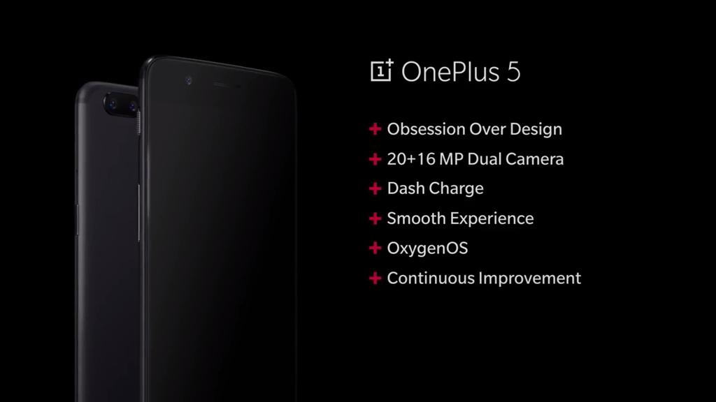 Resumen principal del OnePlus 5
