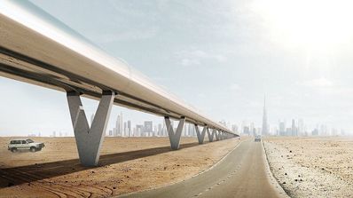 Túnel exterior de Hyperloop One