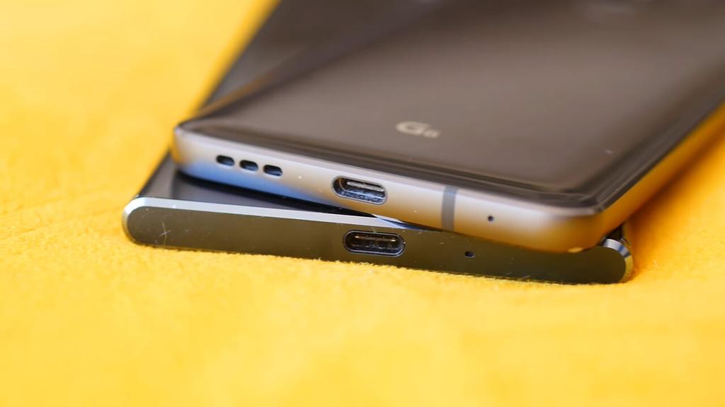 USB de la comparativa LG G6 vs Sony Xperia XZ Premium