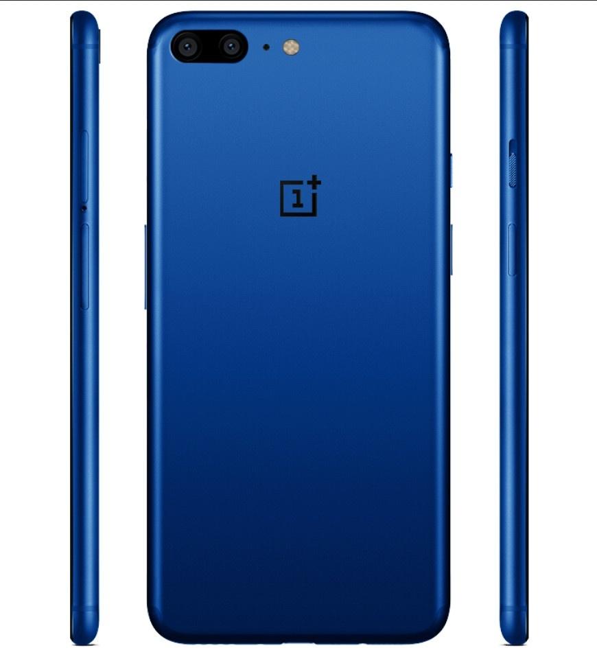 OnePlus 5 de color azul