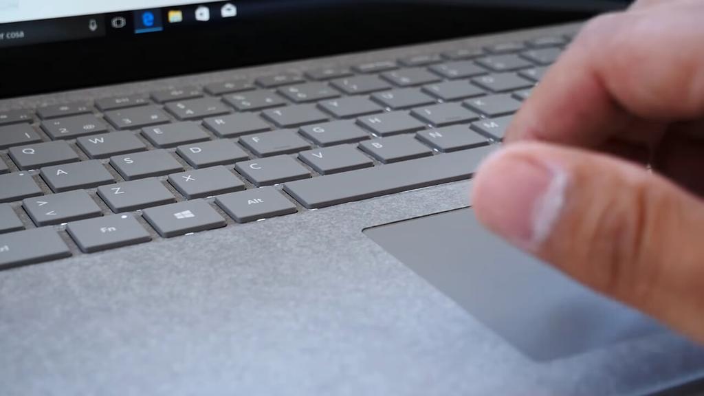 Touchpad del Microsoft Surface Laptop