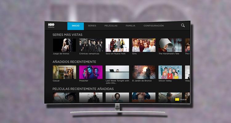 Aplicación HBO España en Smart TV Samsung