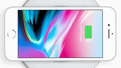 Carga inalámbrica de iPhone 8 de Apple