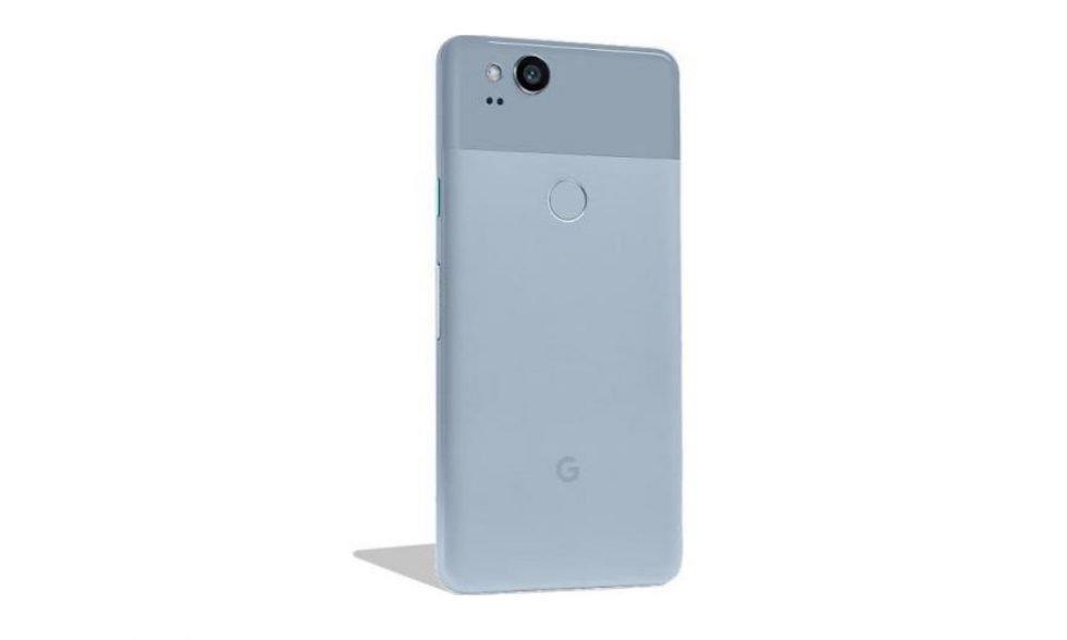 Google Pixel 2 de color azul