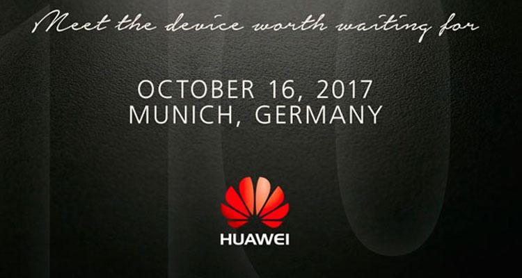 Invitación presentación Huawei Mate 10