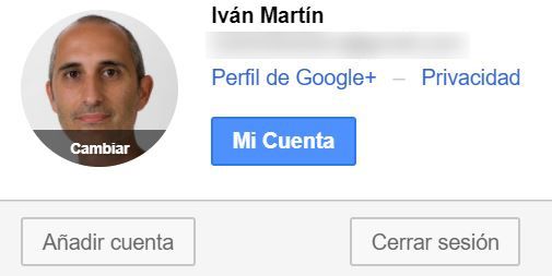 Cuenta de Google activa