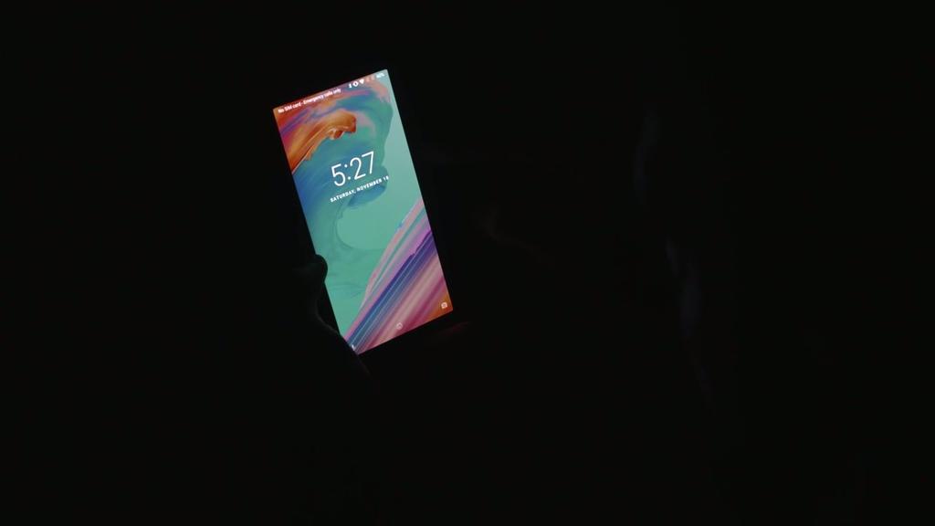 Reconocimiento facial OnePlus 5T oscuridad
