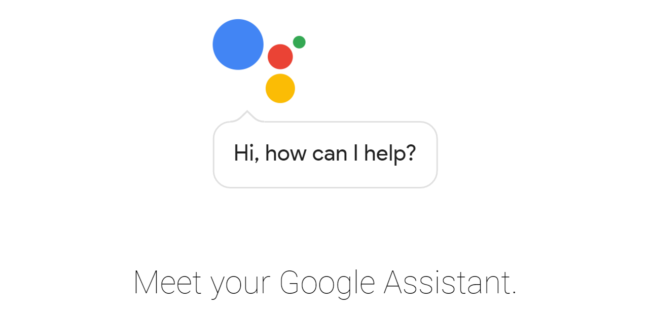 Interfaz de Google Assistant