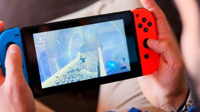 Jugando con la Nintendo Switch
