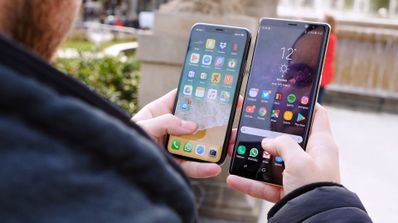 iPhone X Samsung Galaxy Note 8