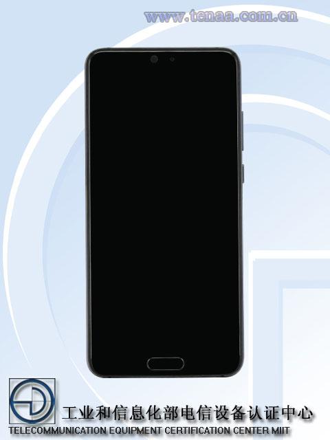 Imagen frontal del Huawei P20
