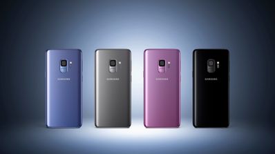 Samsung Galaxy S9 por detrás