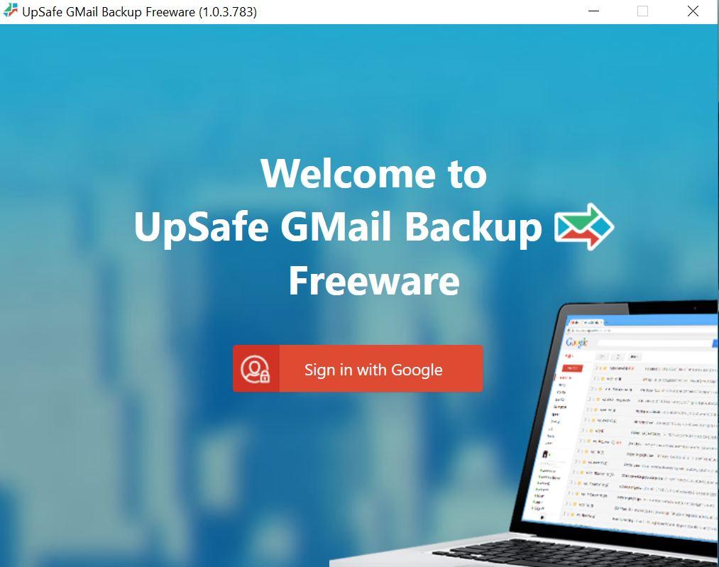 Inicio de UpSafe para Gmail