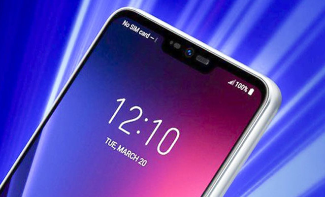 pantalla frontal del LG G7 ThinQ
