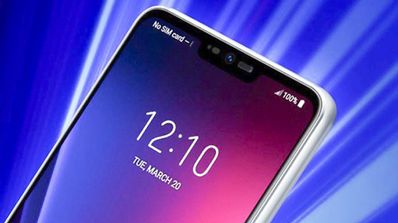 pantalla frontal del LG G7 ThinQ