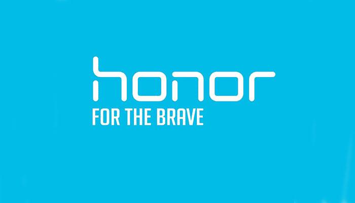 Logotipo de Honor con fondo azul