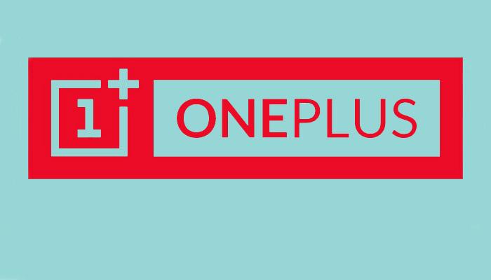 Logotipo de OnePlus con fondo azul
