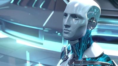 Robot con forma humana