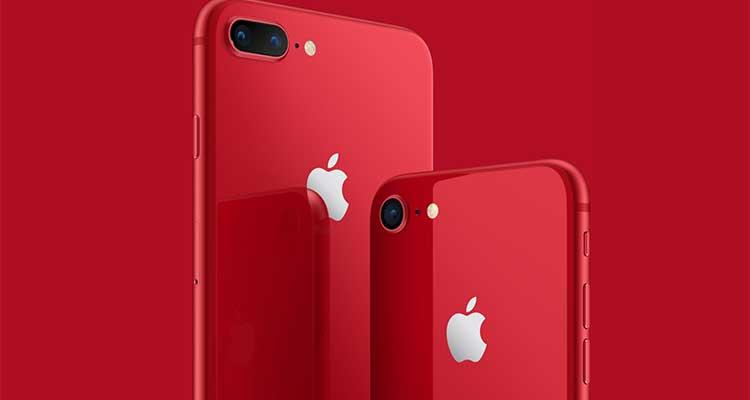 iPhone 8 y 8 Plus en color rojo