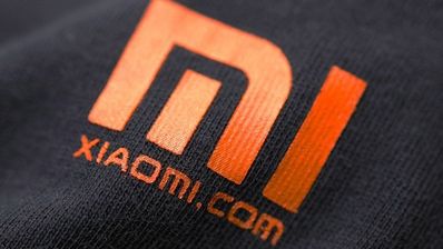 Logode Xiaomi de color naranja