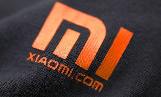 Logode Xiaomi de color naranja