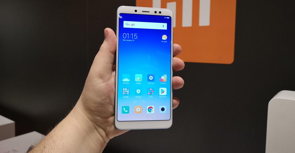 Imagen frontal del Xiaomi Redmi Note 5