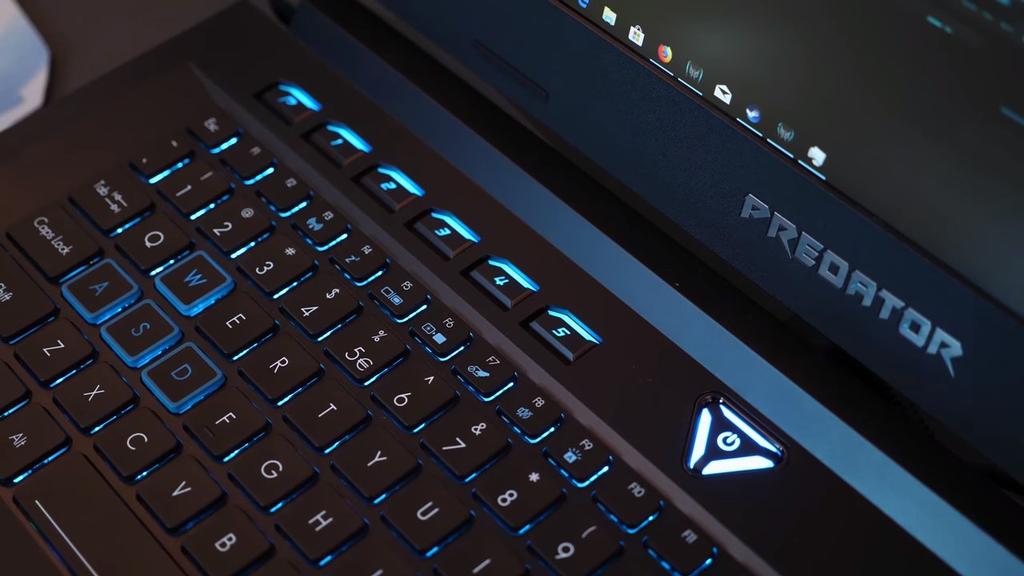 teclado portátil Acer gaming