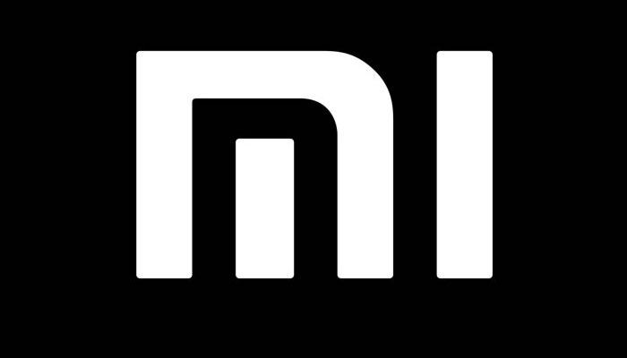 Logotipo de Xiaomi con fondo negro