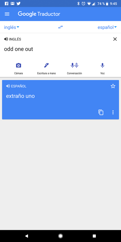 Uso del traductor de Google
