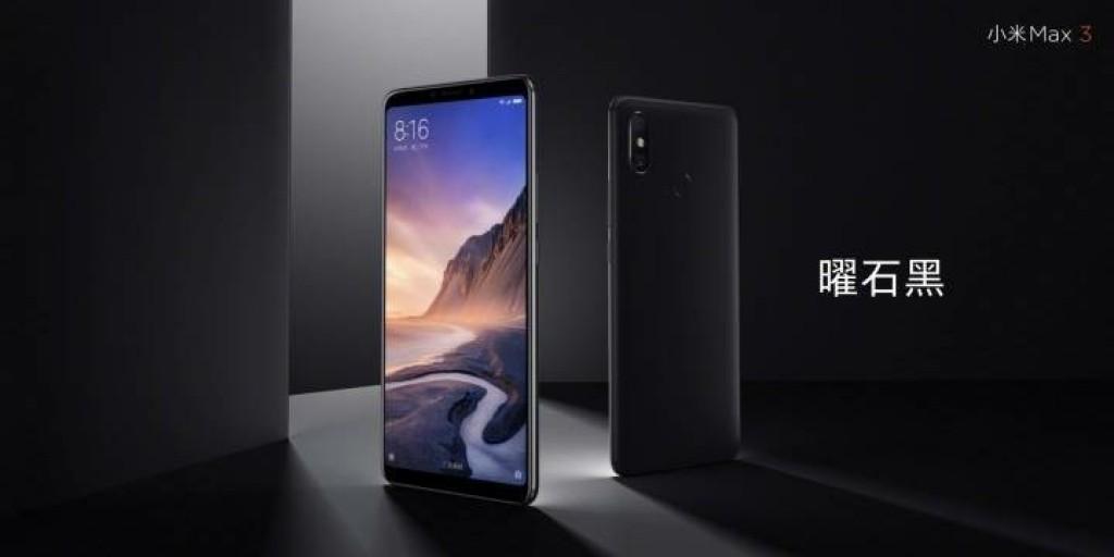 Xiaomi Mi Max 3 de color negro