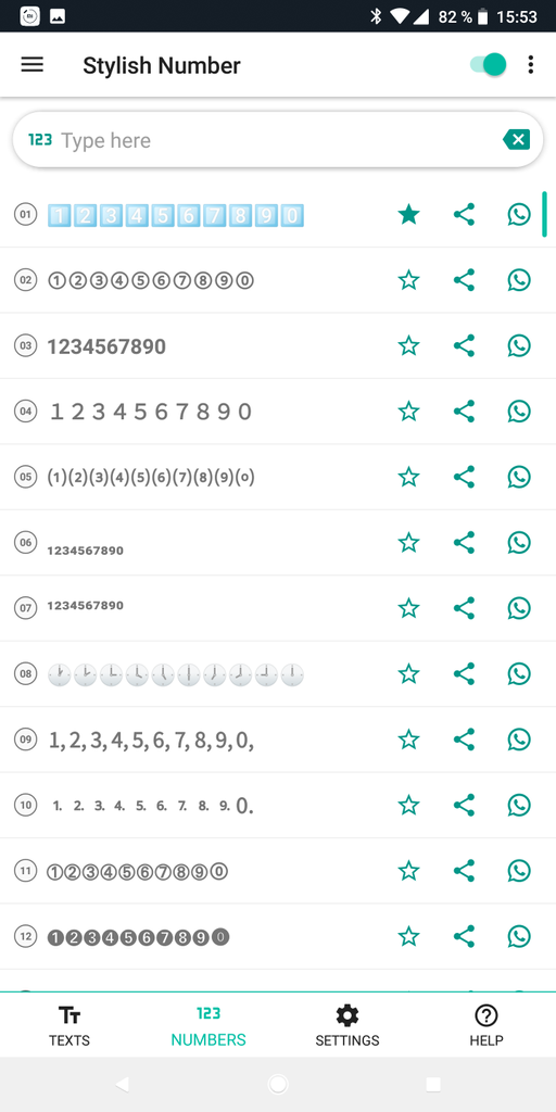 Fuentes en números para mandar mensajes por WhatsApp o Telegram